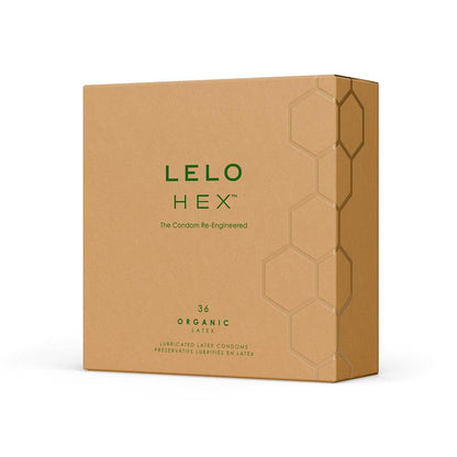 LELO - HEX CONDOMS ORGANIC 36 UNIDADES