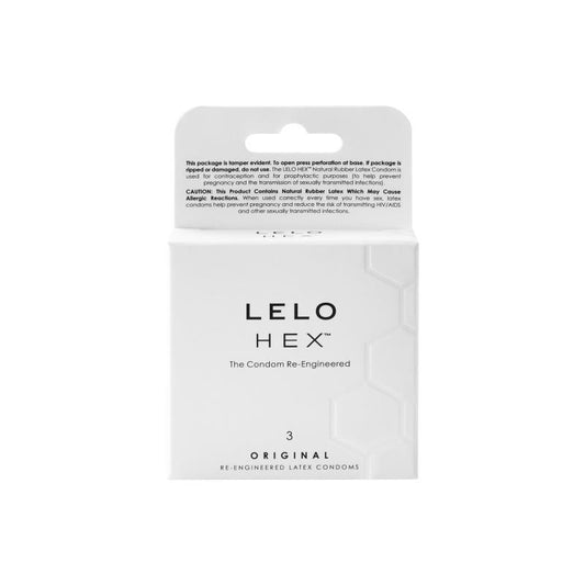 LELO - HEX ORIGINAL PRESERVATIVOS 3 PACK