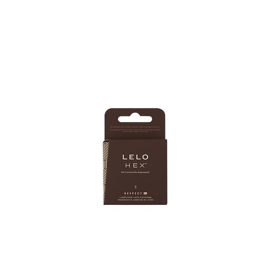 LELO - HEX RESPECT XL PRESERVATIVOS 3 PACK