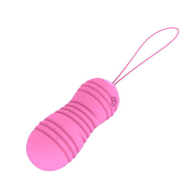 LATETOBED - HIIBO HUEVO VIBRADOR CON ROTACIÓN CONTROL REMOTO USB SILICONA ROSA