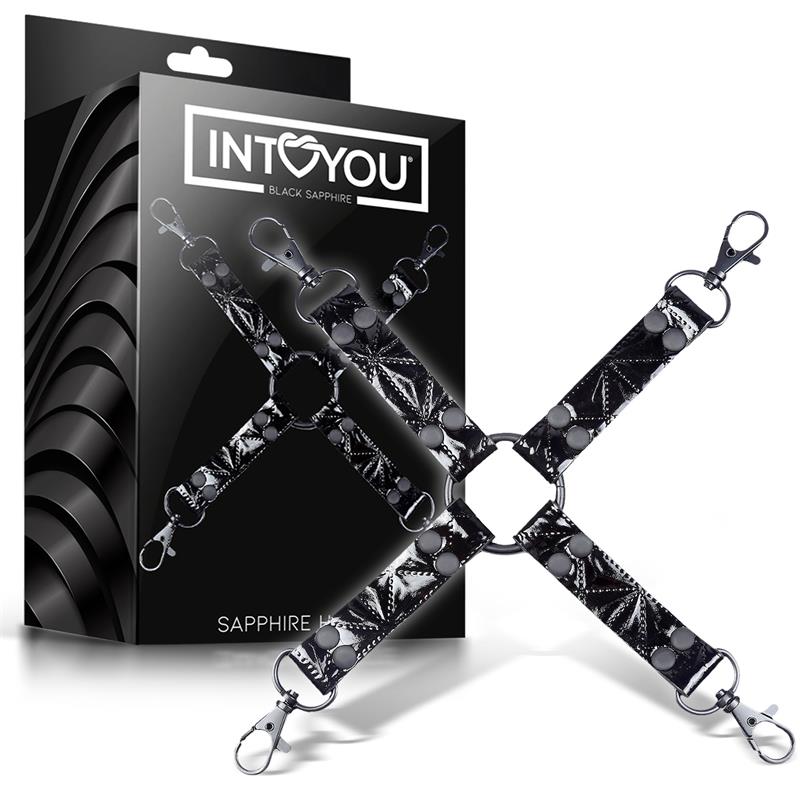 BLACK SAPPHIRE - HOG TIE SAPPHIRE CUERO VEGANO