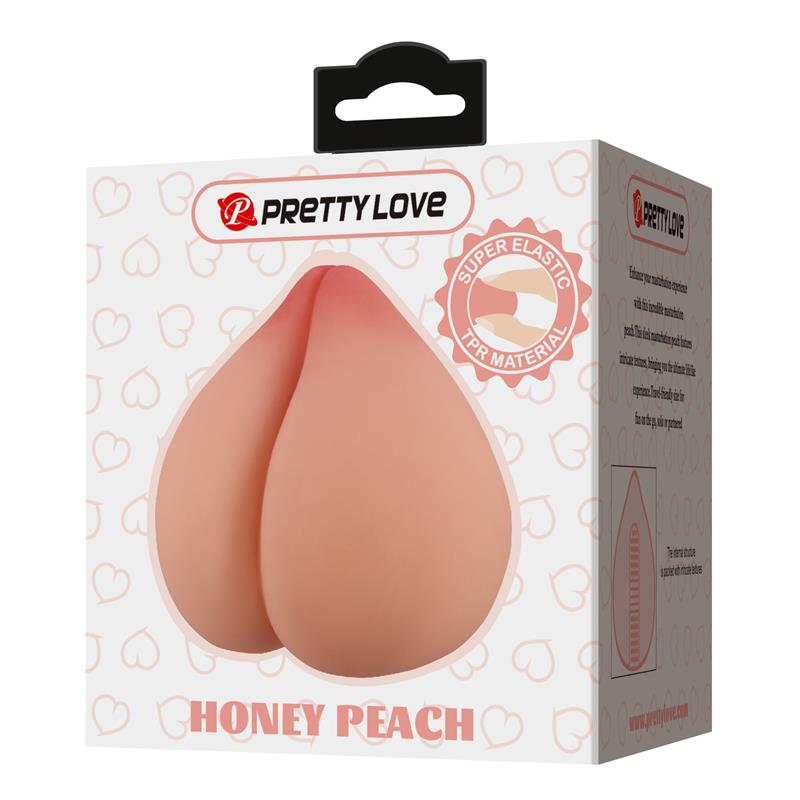PRETTYLOVE - HONEY PEACH MASTURBADOR MASCULINO FORMA DE MELOCOTÓN