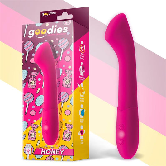 GOODIES - HONEY VIBRADOR PUNTO G SILICONA USB FUCHSIA