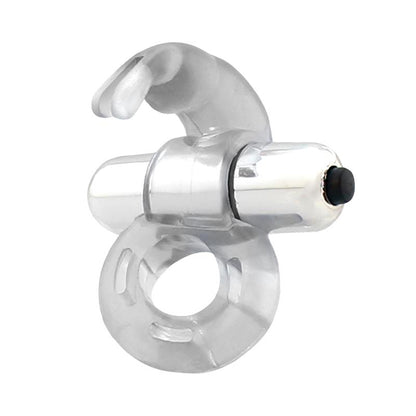 LATETOBED - HORIZON ANILLO VIBRADOR CON CONEJITO TRANSPARENTE