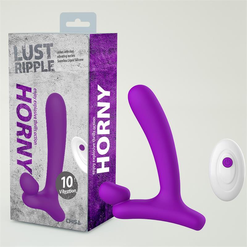 CHISA - HORNY HUNTER PLUG ANAL CON VIBRACIÓN Y CONTROL REMOTO SILICONA LÍQUIDA USB