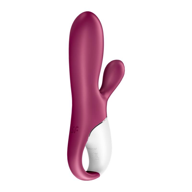 SATISFYER - HOT BUNNY VIBRADOR CON CONEJITO EFECTO CALOR APP SATISFYER CONNECT