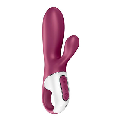 SATISFYER - HOT BUNNY VIBRADOR CON CONEJITO EFECTO CALOR APP SATISFYER CONNECT