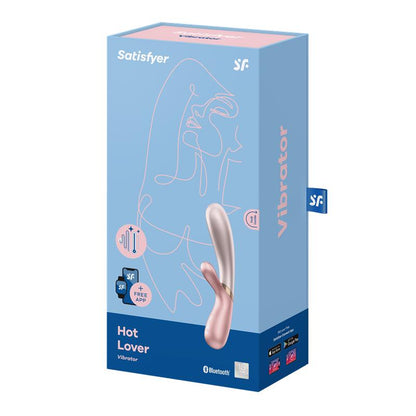 SATISFYER - HOT LOVER VIBRADOR CON EFECTO CALOR CON APP DUO-ROSA