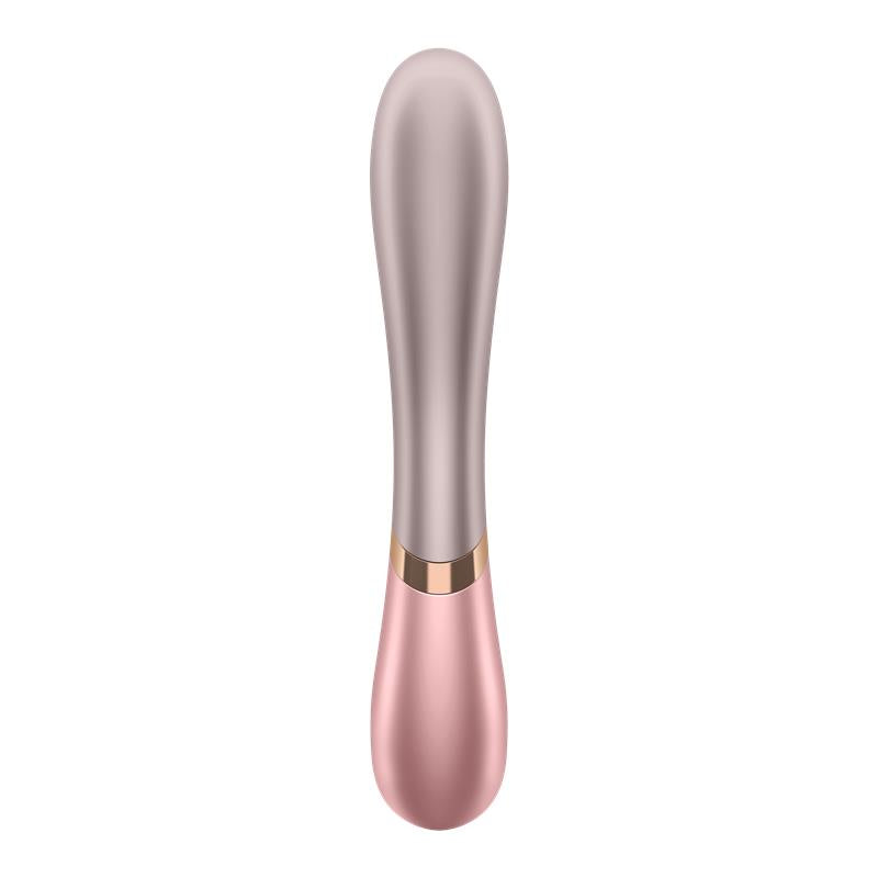 SATISFYER - HOT LOVER VIBRADOR CON EFECTO CALOR CON APP DUO-ROSA