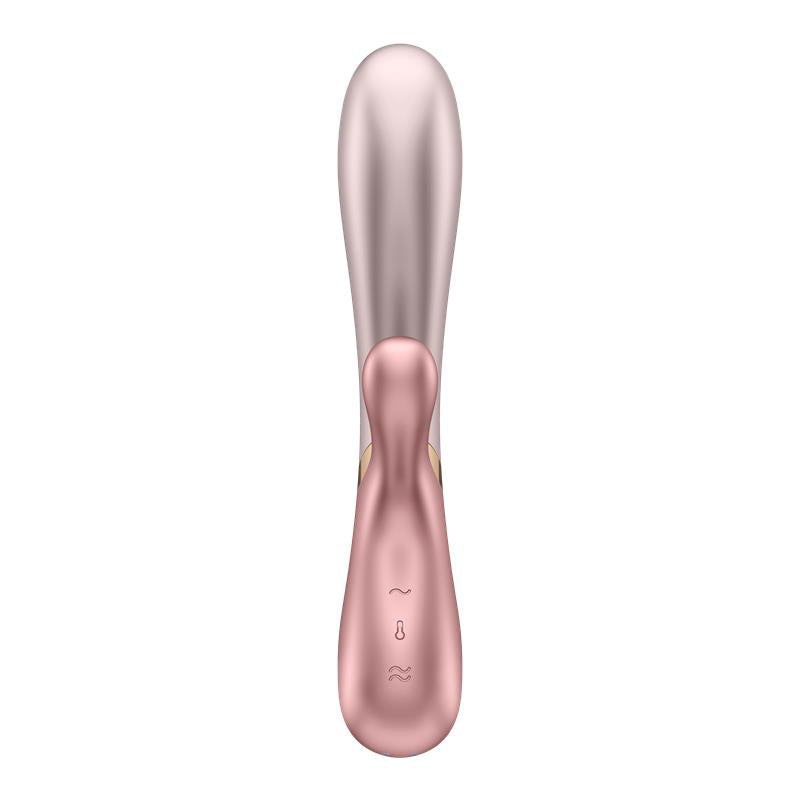 SATISFYER - HOT LOVER VIBRADOR CON EFECTO CALOR CON APP DUO-ROSA