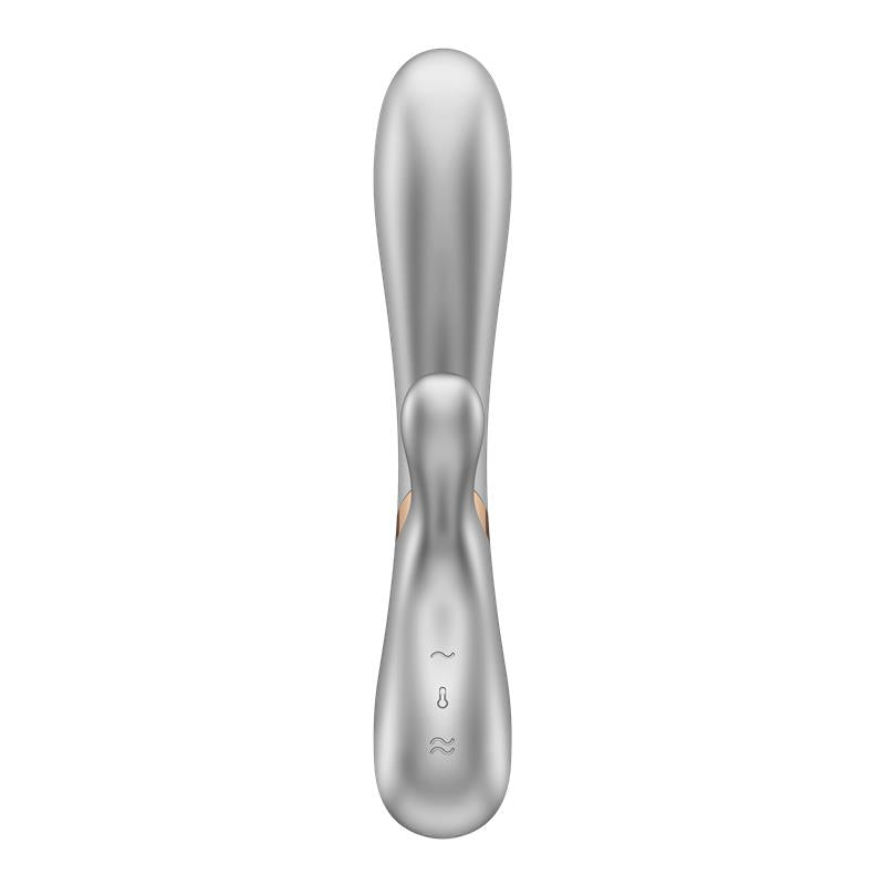 SATISFYER - HOT LOVER VIBRADOR EFECTO CALOR CON APP PLATA Y CHAMPAGNE