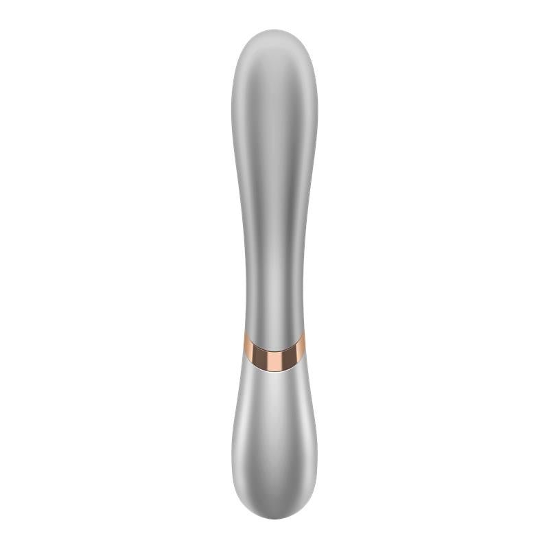 SATISFYER - HOT LOVER VIBRADOR EFECTO CALOR CON APP PLATA Y CHAMPAGNE