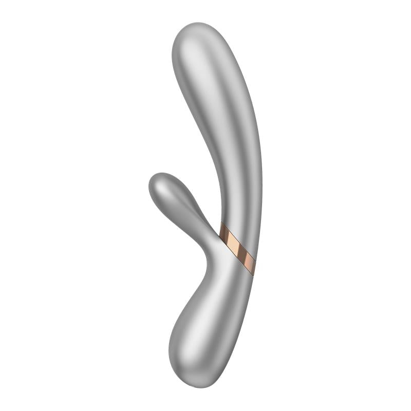 SATISFYER - HOT LOVER VIBRADOR EFECTO CALOR CON APP PLATA Y CHAMPAGNE
