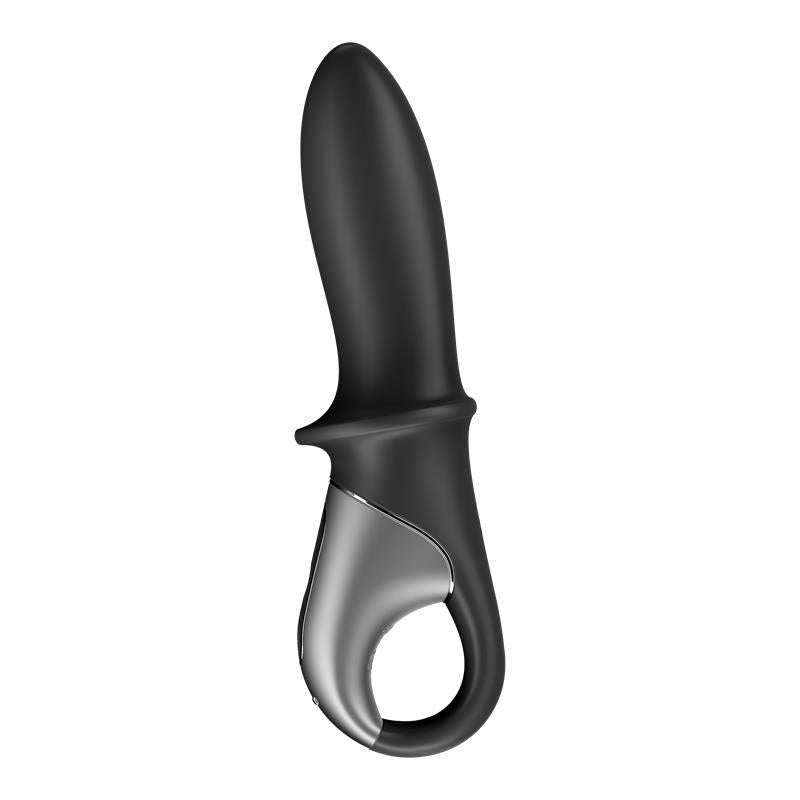SATISFYER - HOT PASSION VIBRADOR ANAL APP NEGRO
