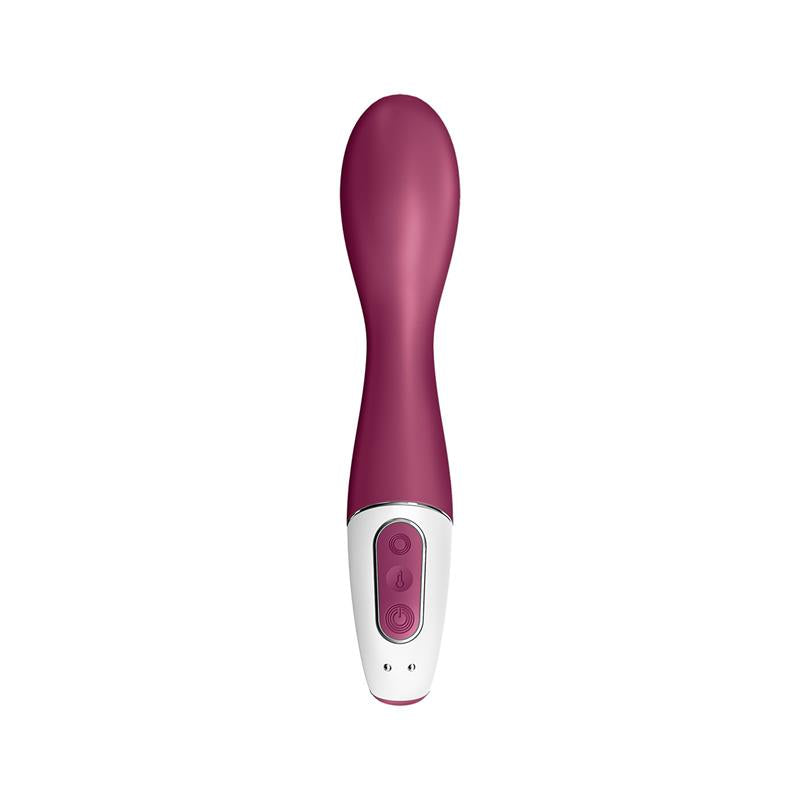SATISFYER - HOT SPOT VIBRADOR CON FUNCIÓN DE CALOR PUNTO G USB
