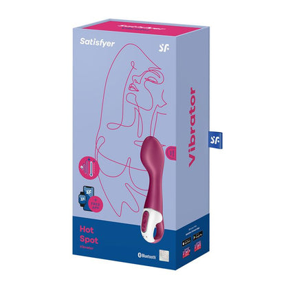 SATISFYER - HOT SPOT VIBRADOR CON FUNCIÓN DE CALOR PUNTO G USB