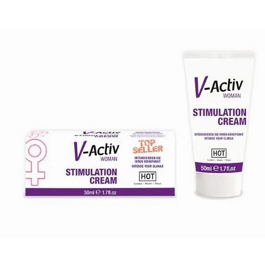HOT - V-ACTIV STIMULATION CREMA ESTIMULADORA FEMENINA 50 ML