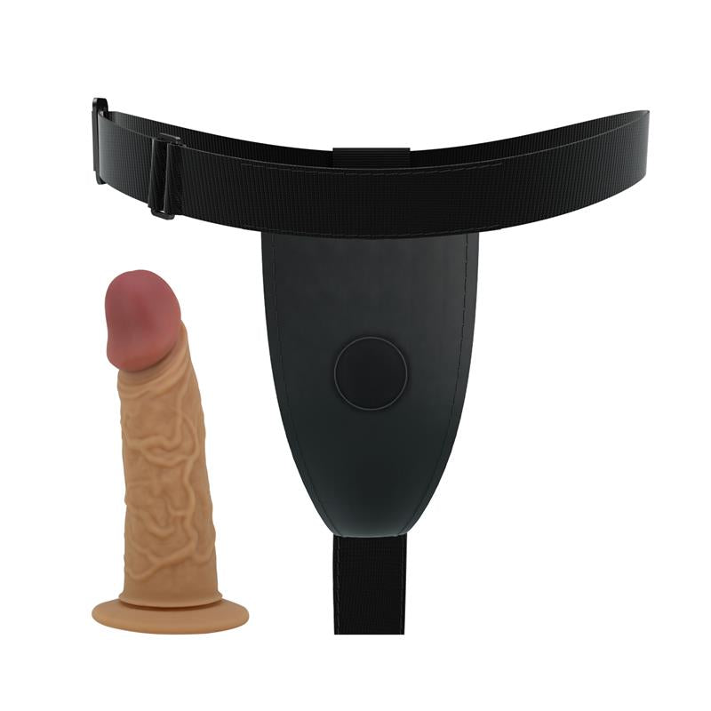 PRETTYLOVE - HOUSTON ARNÉS UNIVERSAL AJUSTABLE CON DILDO HUECO