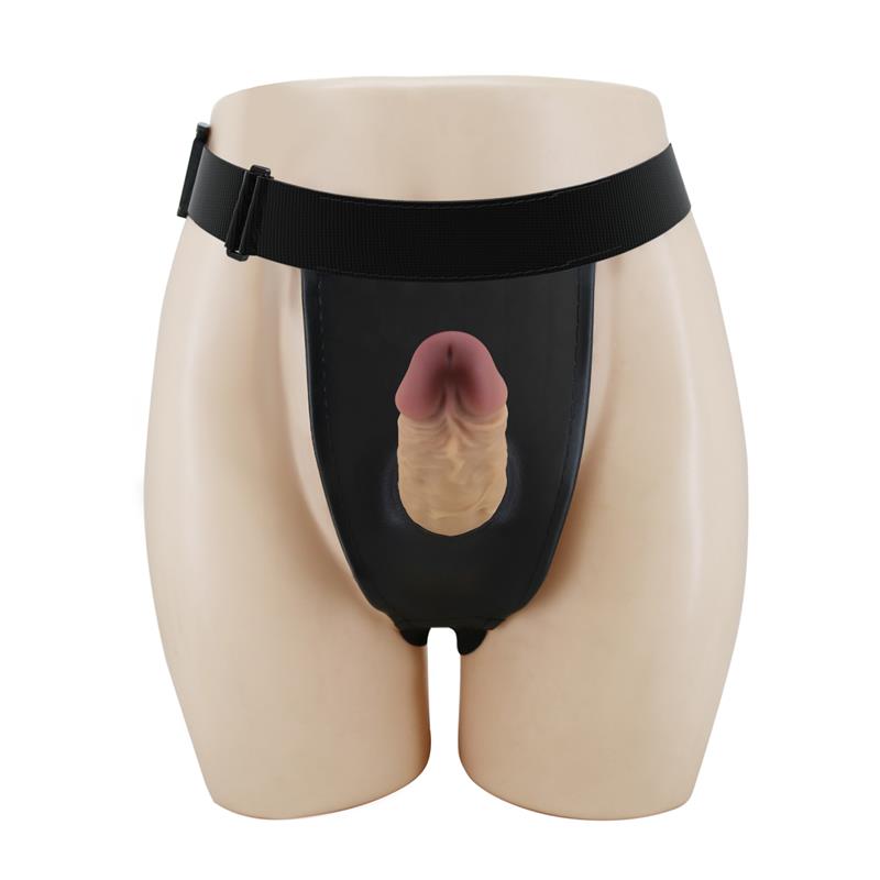 PRETTYLOVE - HOUSTON ARNÉS UNIVERSAL AJUSTABLE CON DILDO HUECO