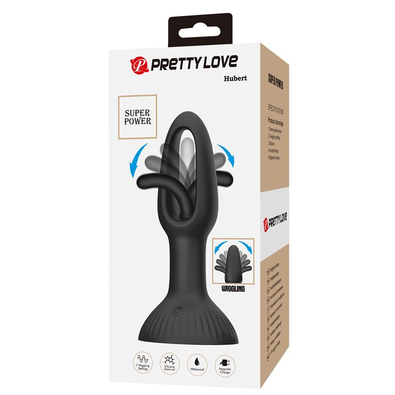 PRETTYLOVE - HUBERT PLUG ANAL CON MOVIMIENTO WIGGLING