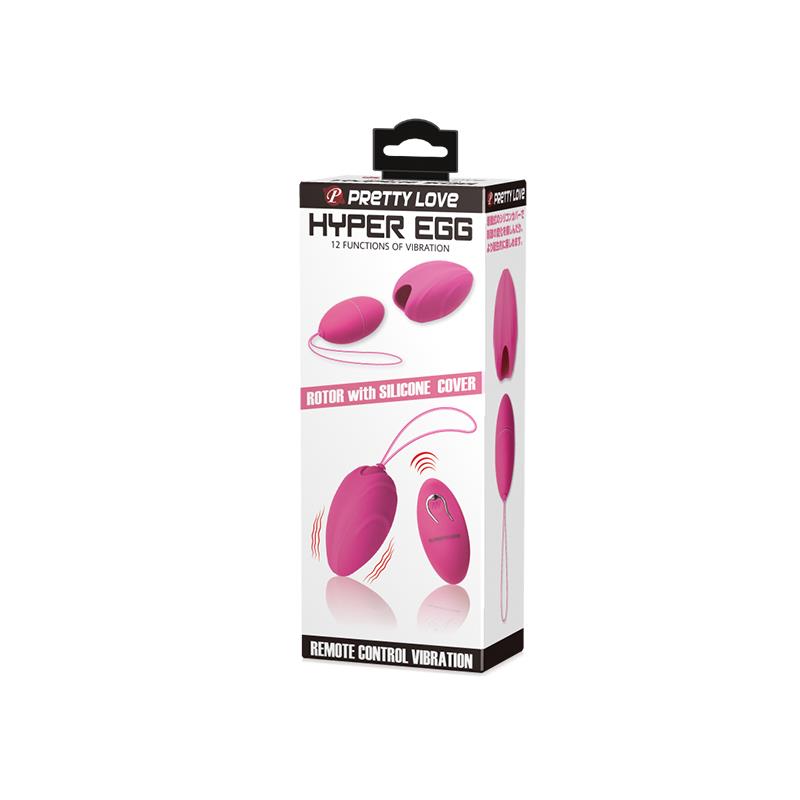 PRETTY LOVE - HUEVO A CONTROL REMOTO SILICONE COVER CLAVE 72