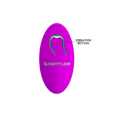 PRETTYLOVE - HUEVO A CONTROL REMOTO SILICONE COVER CLAVE 72
