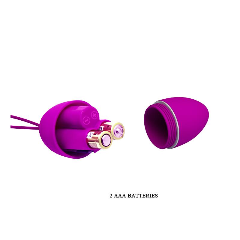PRETTYLOVE - HUEVO A CONTROL REMOTO SILICONE COVER CLAVE 72