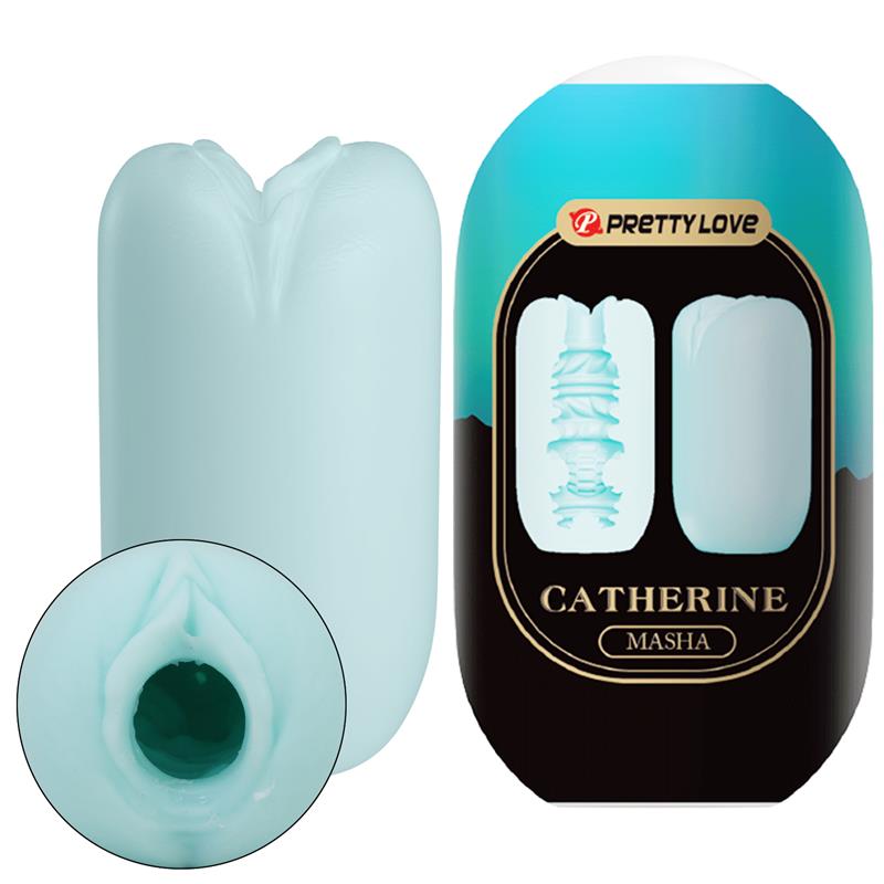 PRETTYLOVE - HUEVO MASTURBADOR MANUAL AZUL