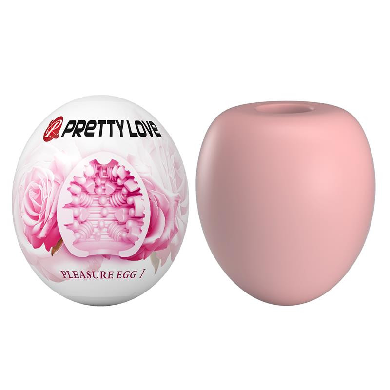 PRETTYLOVE - HUEVO MASTURBADOR PLEASURE EGG I ROSA