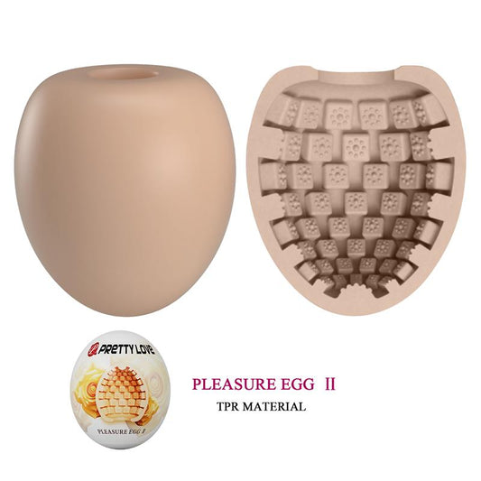 PRETTYLOVE - HUEVO MASTURBADOR PLEASURE EGG II NARANJA