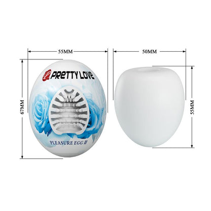 PRETTYLOVE - HUEVO MASTURBADOR PLEASURE EGG III BLANCO