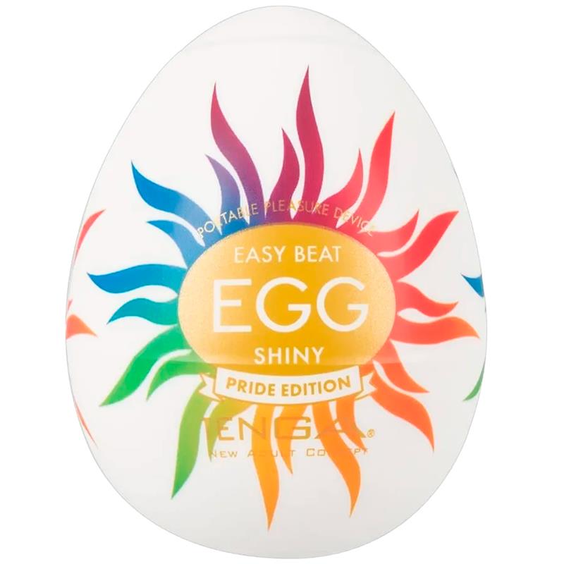 TENGA - HUEVO MASTURBADOR SHINY EDICIÓN ORGULLO LGBT