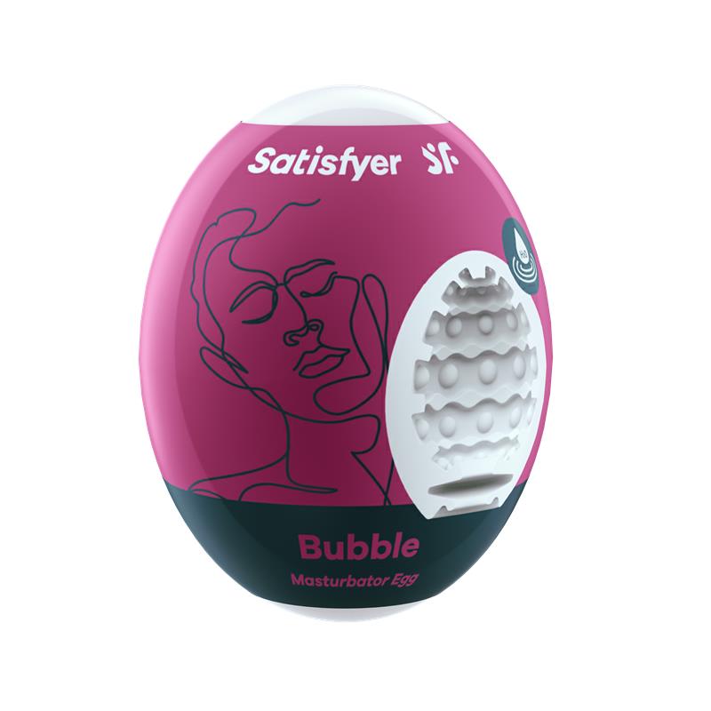 SATISFYER - HUEVO MASTURBADOR UNIDAD BUBBLE HYDRO-ACTIVE