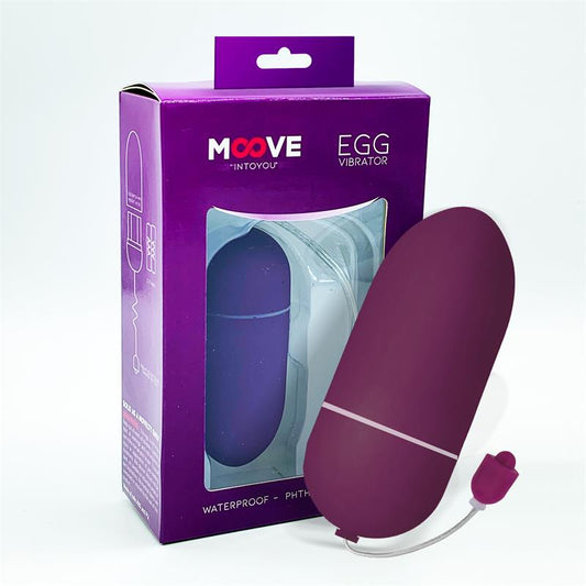 MOOVE - HUEVO VIBRADOR 10 FUNCIONES DARK PURPLE