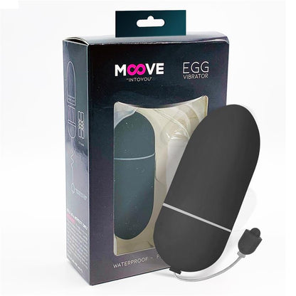 MOOVE - HUEVO VIBRADOR 10 FUNCIONES NEGRO