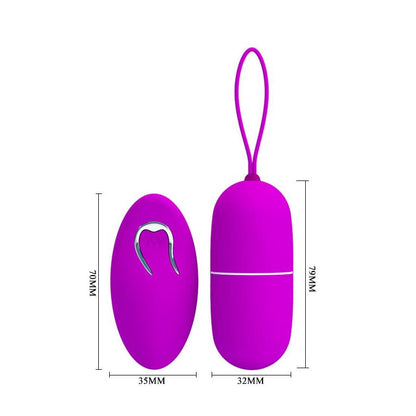PRETTYLOVE - HUEVO VIBRADOR ARVIN COLOR PÚRPURA