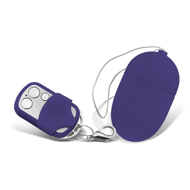 MOOVE - HUEVO VIBRADOR CON CONTOL REMOTO TAMAÑO MEDIANO PÚRPURA