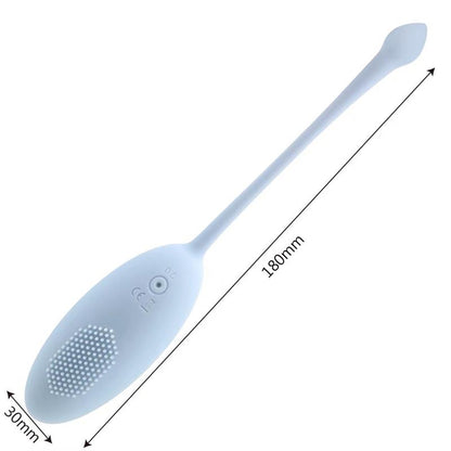 A-GUSTO - HUEVO VIBRADOR CON CONTROL REMOTO AZUL