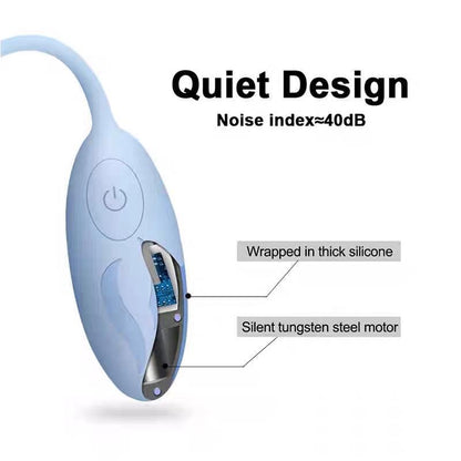 A-GUSTO - HUEVO VIBRADOR CON CONTROL REMOTO AZUL