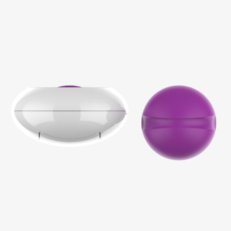 A-GUSTO - HUEVO VIBRADOR CON CONTROL REMOTO USB PÚRPURA