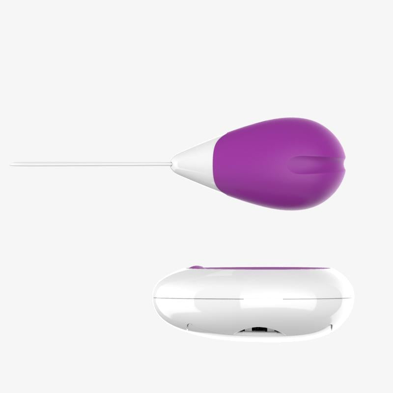 A-GUSTO - HUEVO VIBRADOR CON CONTROL REMOTO USB PÚRPURA