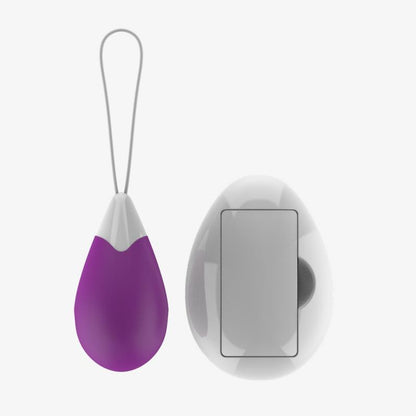 A-GUSTO - HUEVO VIBRADOR CON CONTROL REMOTO USB PÚRPURA