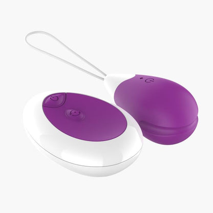 A-GUSTO - HUEVO VIBRADOR CON CONTROL REMOTO USB PÚRPURA