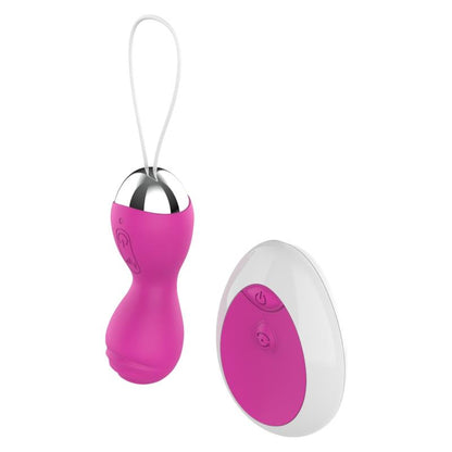 A-GUSTO - HUEVO VIBRADOR CON CONTROL REMOTO USB ROSA