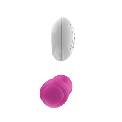 A-GUSTO - HUEVO VIBRADOR CON CONTROL REMOTO USB ROSA