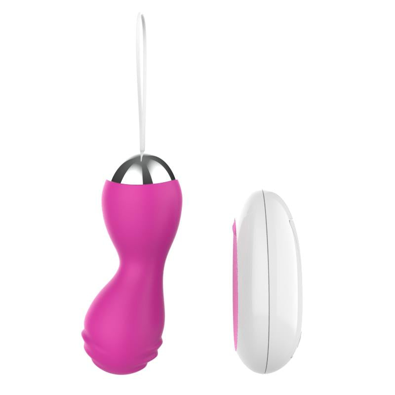 A-GUSTO - HUEVO VIBRADOR CON CONTROL REMOTO USB ROSA