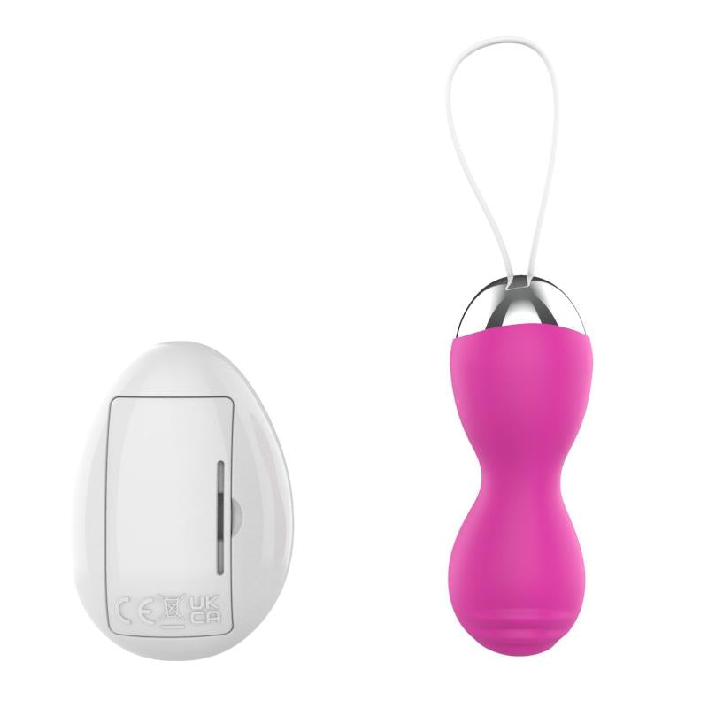 A-GUSTO - HUEVO VIBRADOR CON CONTROL REMOTO USB ROSA