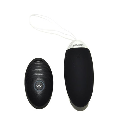 RIMBA TOYS - HUEVO VIBRADOR CON CONTROL REMOTO VENICE NEGRO