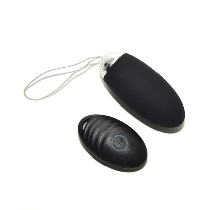 RIMBA TOYS - HUEVO VIBRADOR CON CONTROL REMOTO VENICE NEGRO
