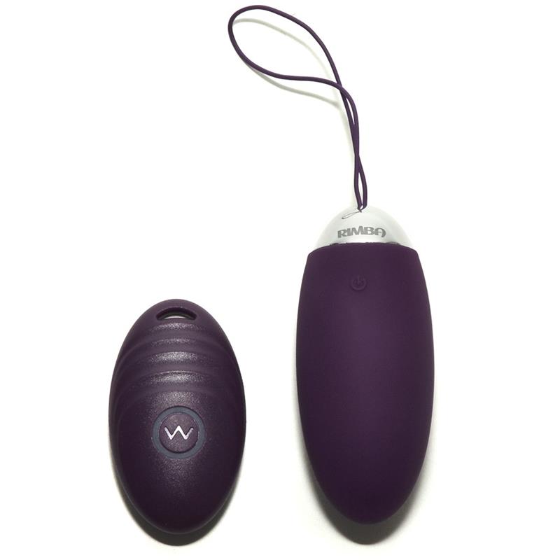 RIMBA TOYS - HUEVO VIBRADOR CON CONTROL REMOTO VENICE PURPURA